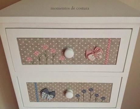 Cajonera guarda telas