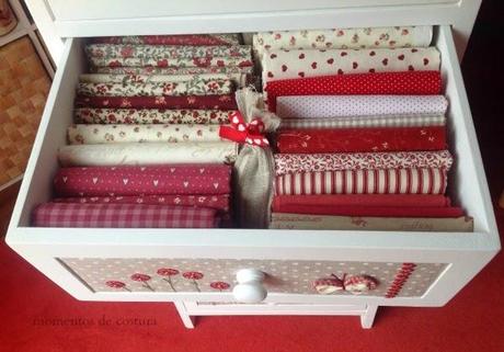 Cajonera guarda telas