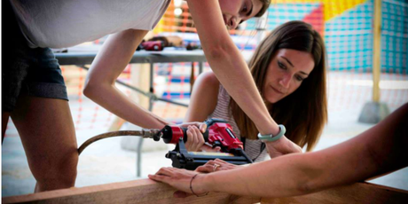 Reciclacción, taller de autoconstrucción del proceso #HarineraZGZ