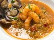 Caldereta langostinos almejas quinoa