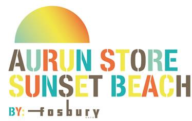 logo de carrera aurun sunset beach