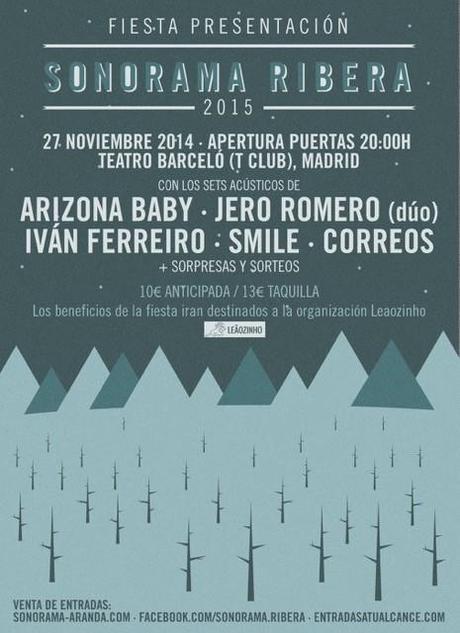 Mañana es la fiesta presentación del Sonorama Ribera 2015 cartel fiesta sonorama_solo festival