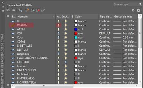 Porque no aparece la imagen que inserto en Autocad
