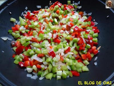 CANELONES DE CARNE Y VERDURAS SIN BECHAMEL