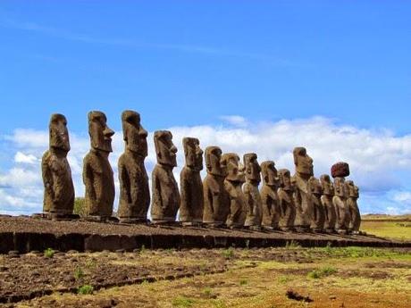 El magnífico Ahu Tongariki. Rapa Nui