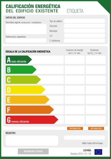 Modelo Eficiencia energética viendas en España