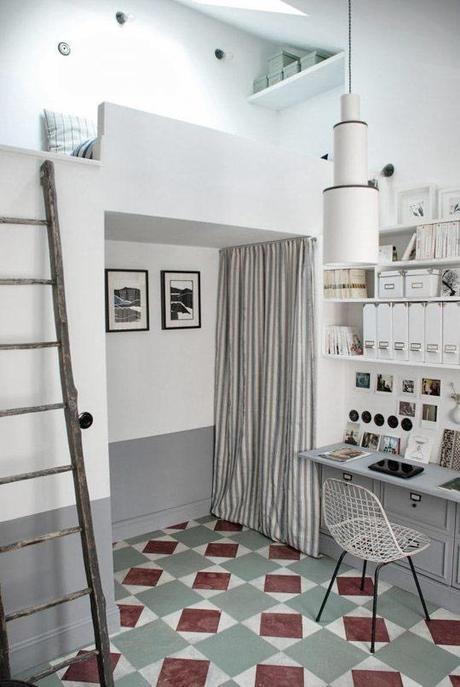 Mini y vintage. Un aire diferente para un miniapartamento reducido