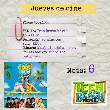 Jueves de cine: Teen Beach Movie
