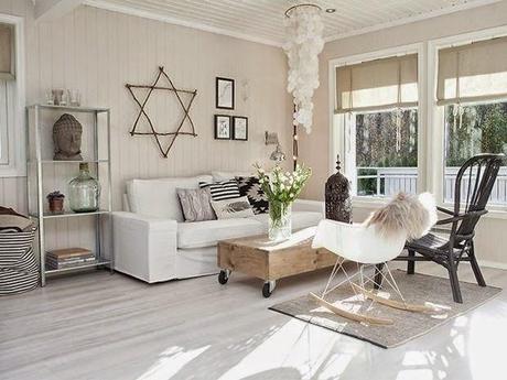 Inspiración blanco y madera