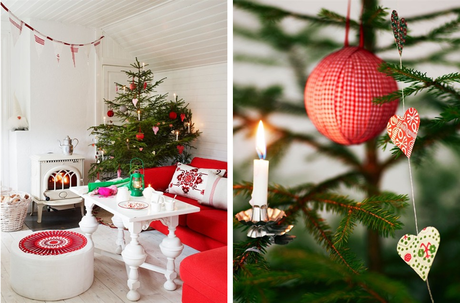INSPIRACION PARA UNA NAVIDAD EN ROJO Y BLANCO INSPIRACION PARA UNA NAVIDAD EN ROJO Y BLANCO