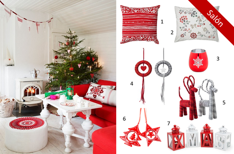 INSPIRACION PARA UNA NAVIDAD EN ROJO Y BLANCO INSPIRACION PARA UNA NAVIDAD EN ROJO Y BLANCO