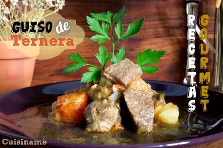 carne, carne guisada, ternera guisada, recetas de carne, ternera, carne con patatas, carne con verduras, recetas de cocina, recetas caseras,