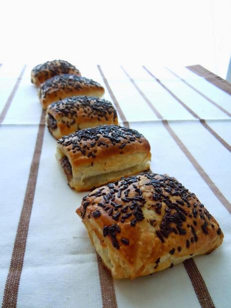 Napolitanas mini de Chocolate