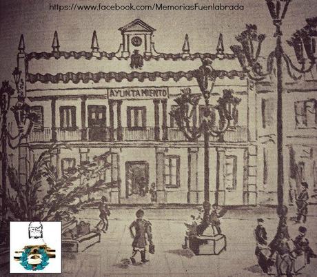 Grabado del Ayuntamiento viejo