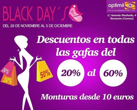  Descuentos en gafas entre el 20 y el 60% en Optimil Tarancón (hasta 5 Diciembre)