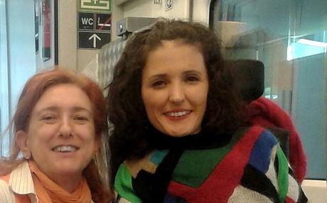 Virginia, con Daisy (de ATENDO)