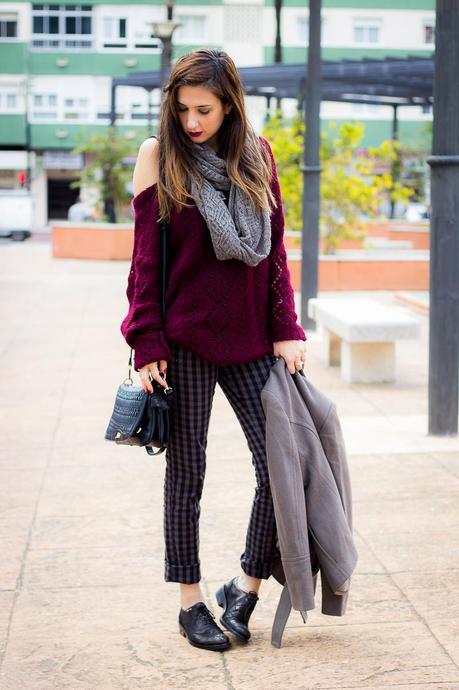 Burgundy Plaids