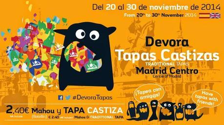 Ruta “Devora Tapas Castizas” por el centro Madrid