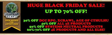 Goodman Games:Dtos del 30% al 70% en su tienda on-line