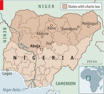 Nigeria división sharía