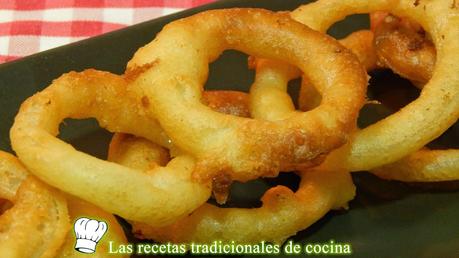 Aros de cebolla crujientes