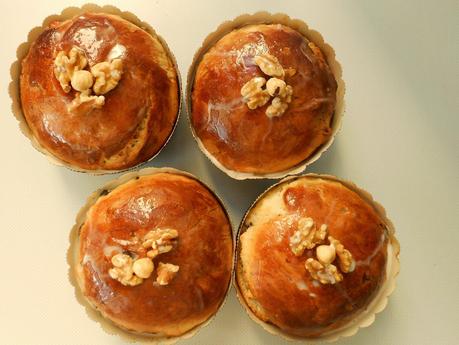 Pan dulce con frutos secos (Panettone)