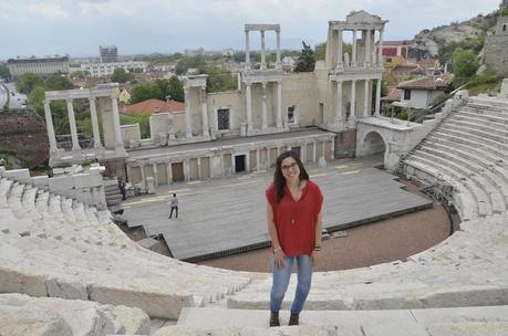 Una servidora en el teatro romano de Plovdiv