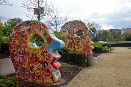 Esculturas modernas del parque de Pilsen