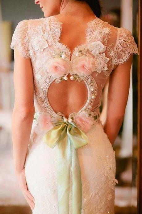 Vestidos de novia con estampados florales