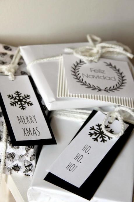 finde frugal: etiquetas navideñas descargables