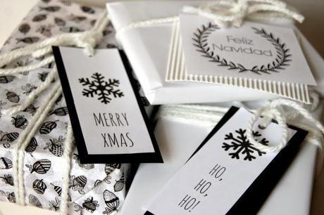 finde frugal: etiquetas navideñas descargables