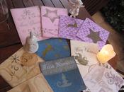 Tarjetas navideñas stencils navideños
