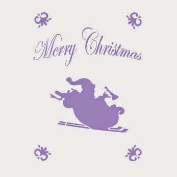 Tarjetas navideñas con stencils navideños Tarjetas navideñas con stencils navideños