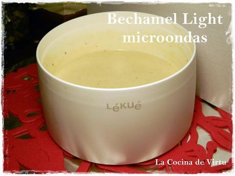 Bechamel light microondas Bechamel light microondas