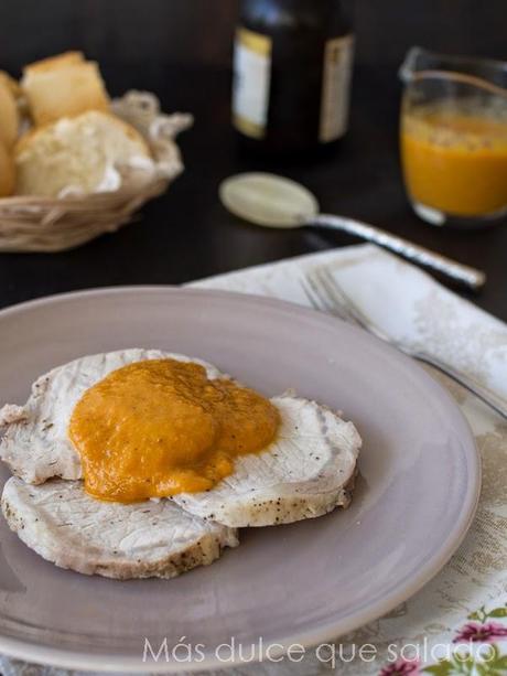 Lomo en salsa. {Thermomix}