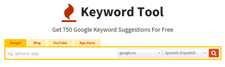 Keyword Tool.Herramienta para identificar palabras clave