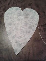 Corazón de tela DIY