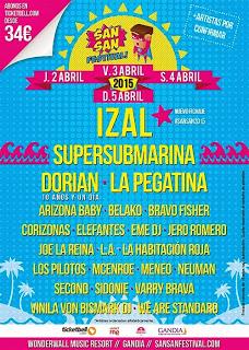 Izal y La Pegatina se suman al SanSan Festival 2015