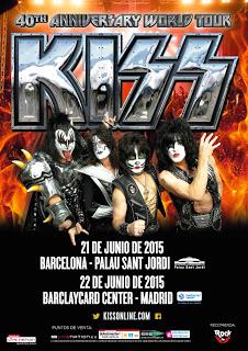 Kiss venden 17.000 entradas en un día para sus conciertos en Barcelona y Madrid