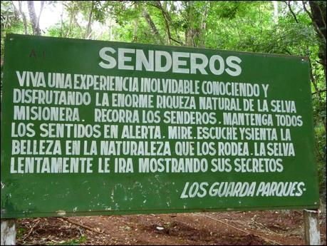 Itinerarios por la Selva Misionera (Argentina): Salto escondido, Moconá, Iguazú