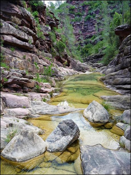 Las Pozas del Barranco de Las Salinas de Cirat