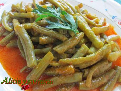 JUDÍAS VERDES A LA ANDALUZA