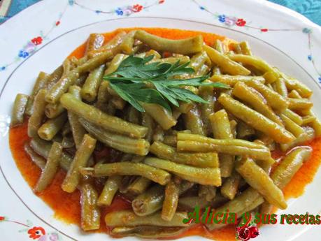 JUDÍAS VERDES A LA ANDALUZA