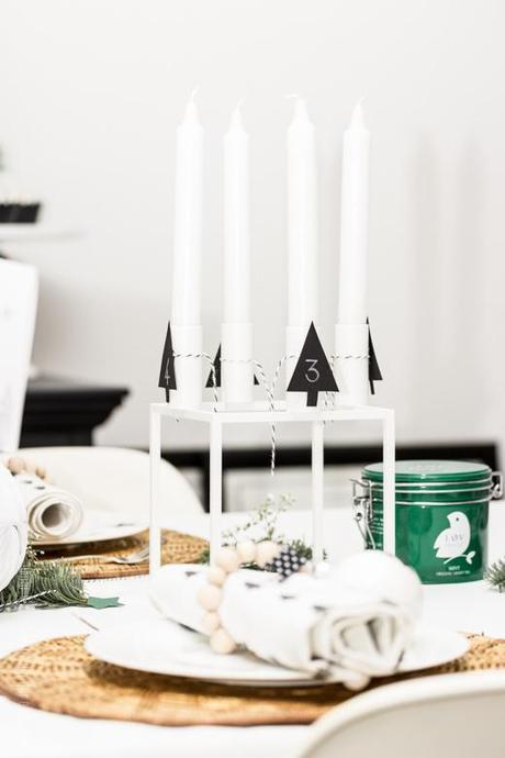 Velas de navidad: centros de adviento y velas calendario velas calendario estilo nórdico estilismo interiores navidad decoración navideña decoración navidad nórdica escandinava centros navideños con velas centros de adviento blog decoración nórdica accesorios hogar decoración 