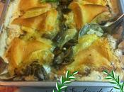 Gratinado Patatas Setas Reblochon