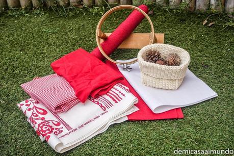 DIY: Cómo hacer una corona de Navidad con un bastidor