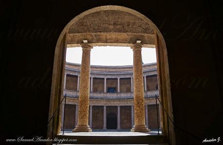 La ALHAMBRA de GRANADA: PALACIO DE CARLOS V y alrededores.