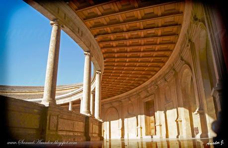 La ALHAMBRA de GRANADA: PALACIO DE CARLOS V y alrededores.