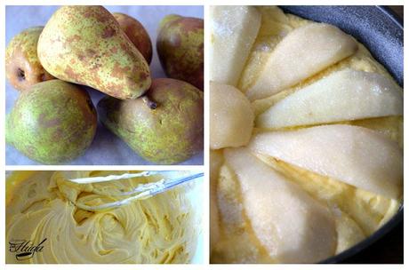 Ingredientes bizcocho peras