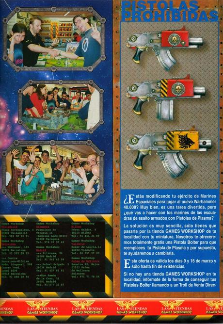Las pistolas prohibidas de GW España